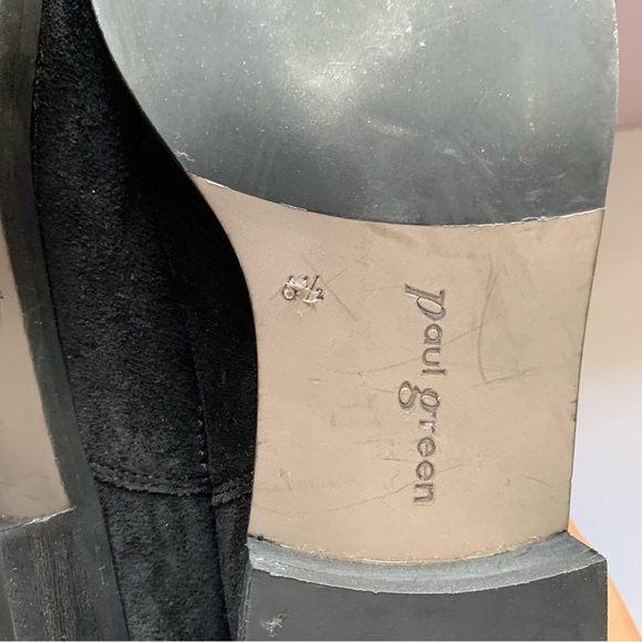 Paul Green Women Jax Fine Black Suede Chelsea Boots size Austrian 6.5/US 9 - Picture 10 of 10